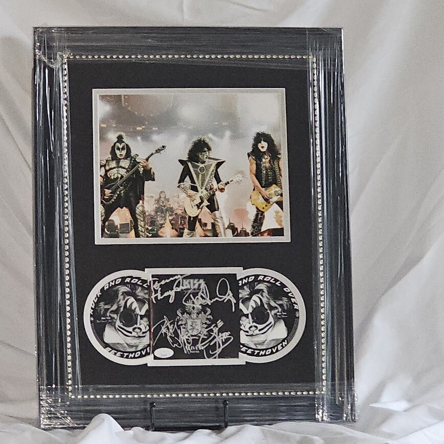 KISS Band hand Signed Autographed CD Alive 4 IV JSA full Letter Certified
