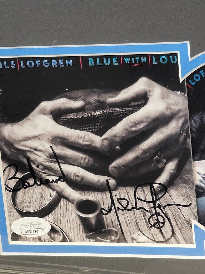 Nils Lofgren  Signed Blue with Lou CD Autographed JSA Certified Authentic