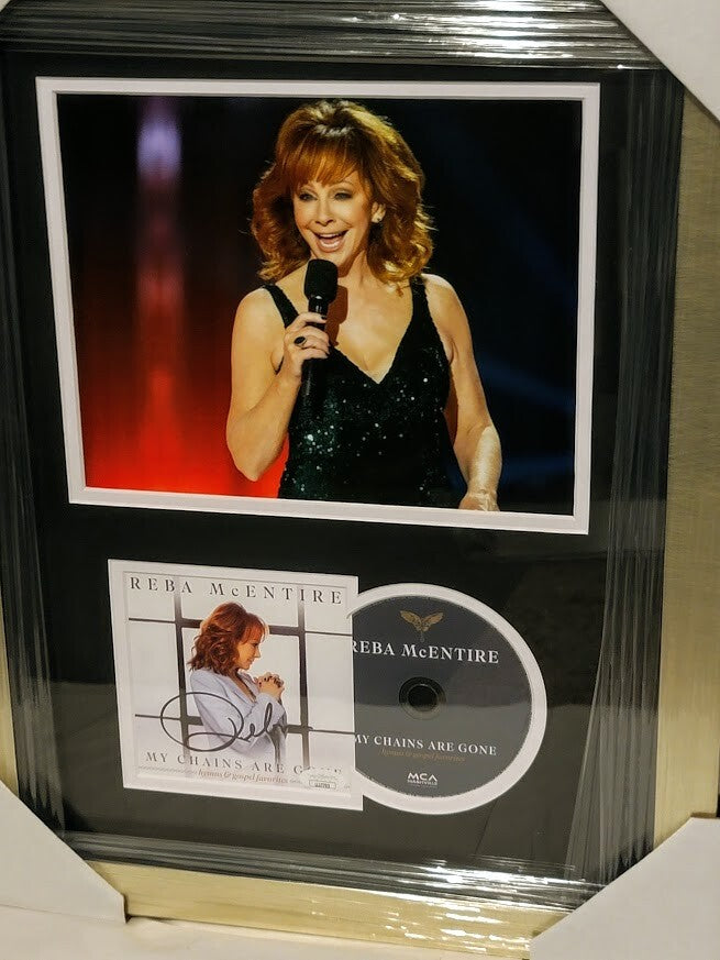 Reba McEntire  Signed Autographed My Chains are Gonel CD  JSA COA Framed