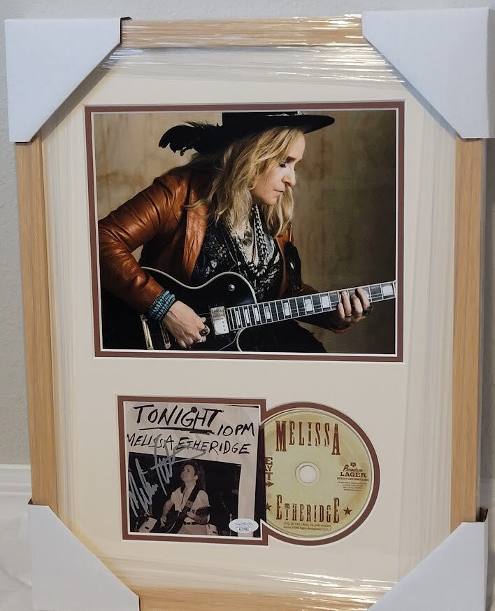 Melissa Ethridge  signed autographed CD One way Out JSA Certified Framed
