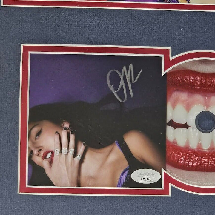 Olivia Rodrigo Signed Autograph Guts CD Framed JSA COA  Certified.
