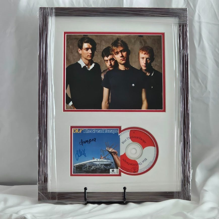 Blur band  Autographed Signed CD The Great Escape Damon Albarn COA