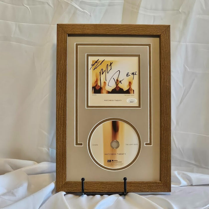 Matchbox  Twenty 20  Signed Where the Light Goes CD Art Card Autographed JSA COA