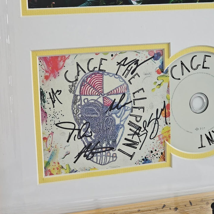 Cage the Elephant Band Signed Autograph Self titled CD Framed JSA COA  Certified