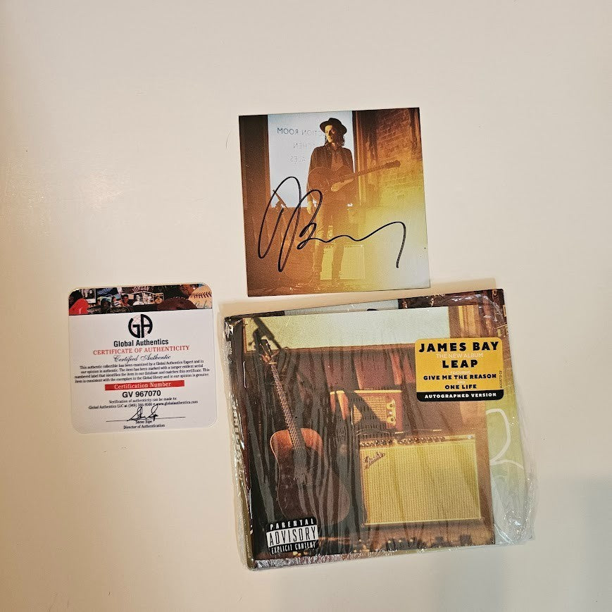 James Bay` Autographed Signed CD Leap  Global Authentics COA