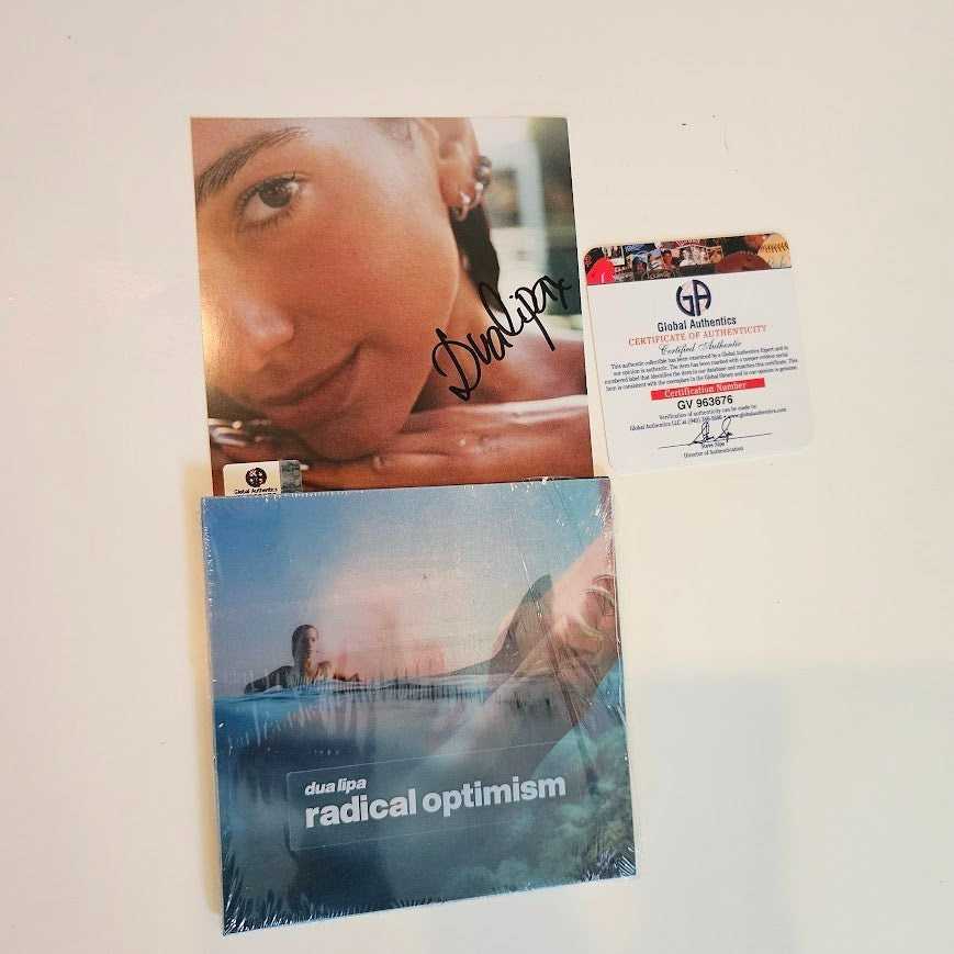 Dua Lipa Autographed Signed CD Radical Optimism  Global Authentics COA