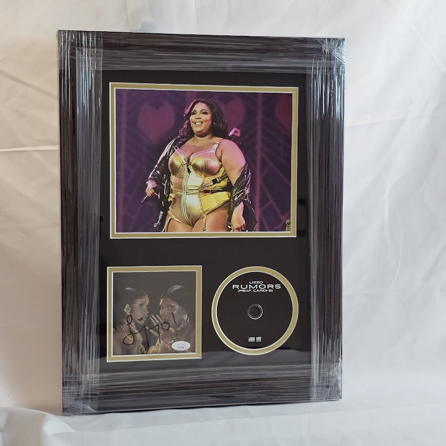 Lizzo with Cardi B  Signed Autographed Rumors  CD JSA  Certified COA
