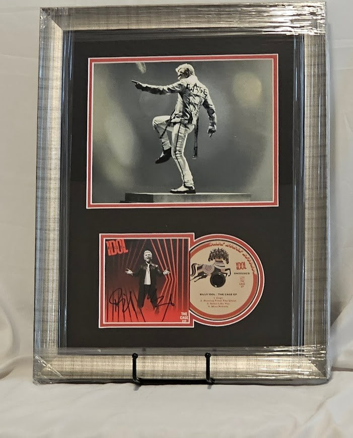 Billy Idol signed Autographed The Cage EP CD JSA COA