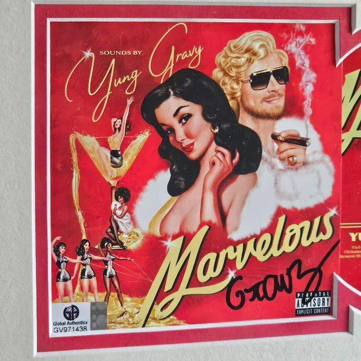 Yung Gravy Signed Marvelous  Autographed CD  Global Authentics COA