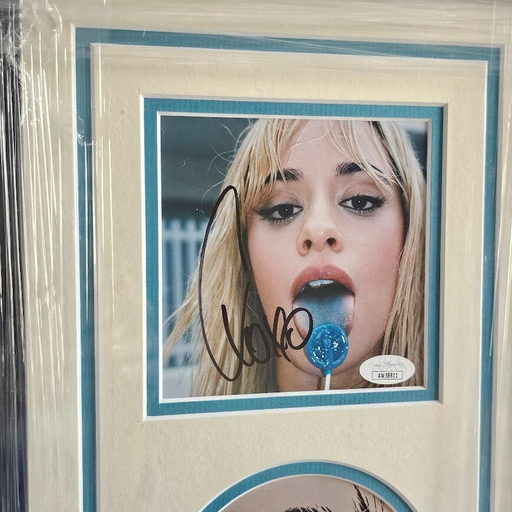 Camila Cabello Signed C,XOXO CD Framed Art Card Autograph JSA COA Framed.