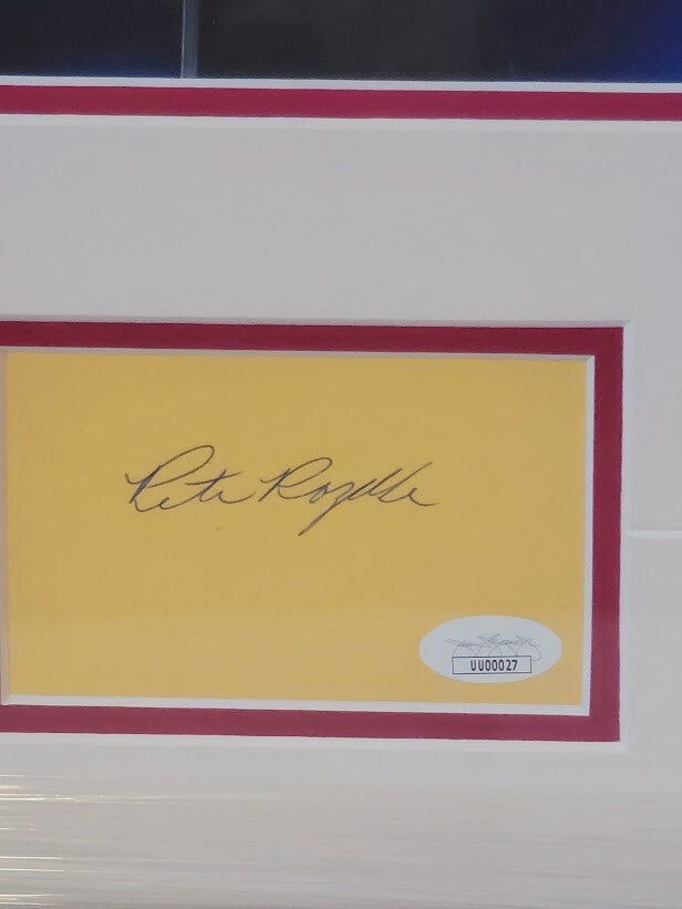 Pete Rozell Signed Autographed Card NFL Professionally Framed