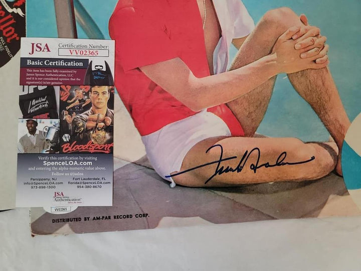 Frankie Avalon Autographed Signed Summer Scene JSA COA  LP Vinyl