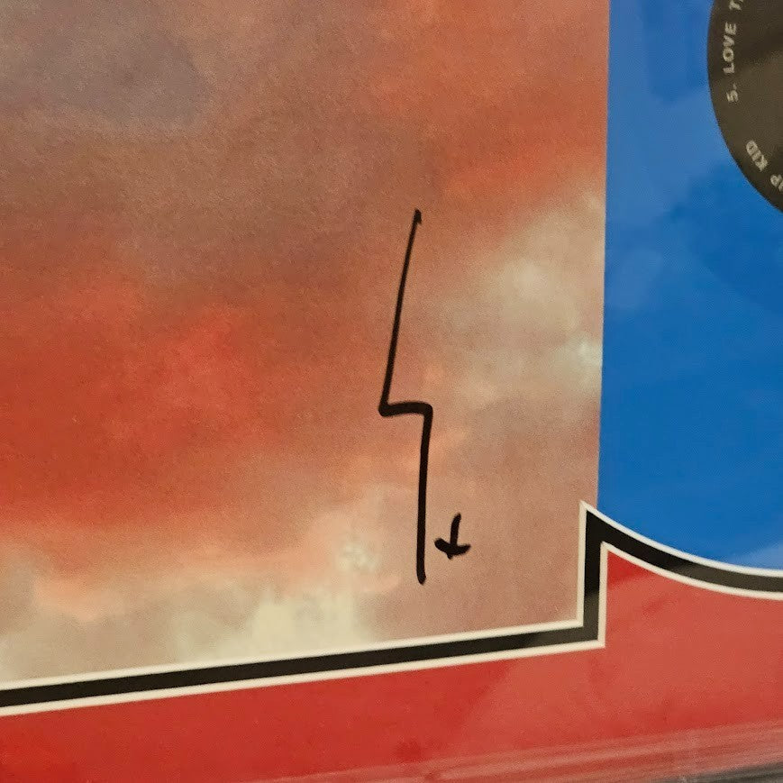 30 Seconds to Mars It's the End of the World  Blue LP Record Vinyl JSA COA