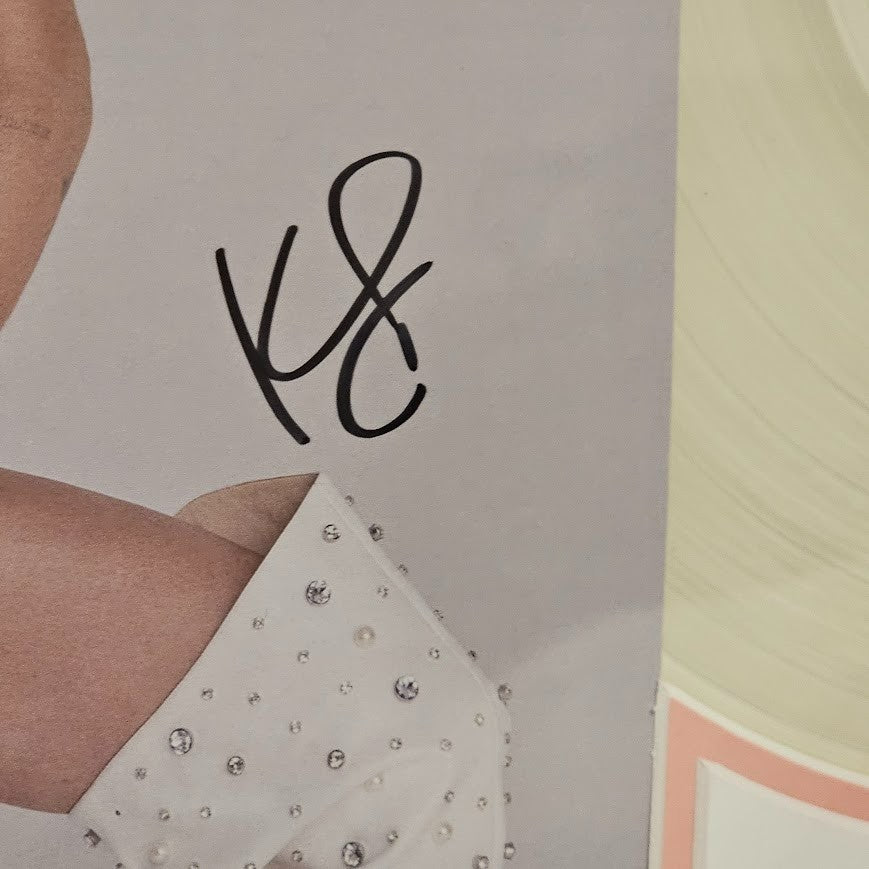 Kesha autographed . Period Dot LP Cum For Me Cloudy  Vinyl SIGNED Insert JSA COA