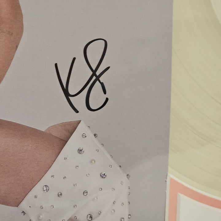 Kesha autographed . Period Dot LP Cum For Me Cloudy  Vinyl SIGNED Insert JSA COA