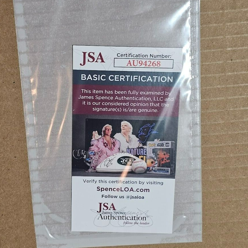 Coin Autographed signed How Will You Never Know if you Never Try JSA Certified