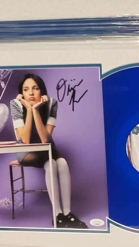 Olivia Rodrigo Signed Autographed  Sour LP  JSA Certified Professionally Framed