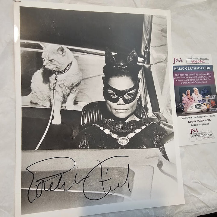 Eartha Kitt Signed Autographed 8x10  Picture Cat Woman JSA COA Bat man Catwoman