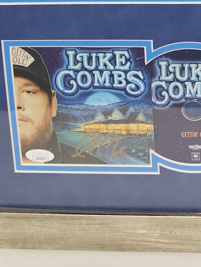 Luke Combs SIGNED Gettin Old CD Autographed  JSA Authenticated