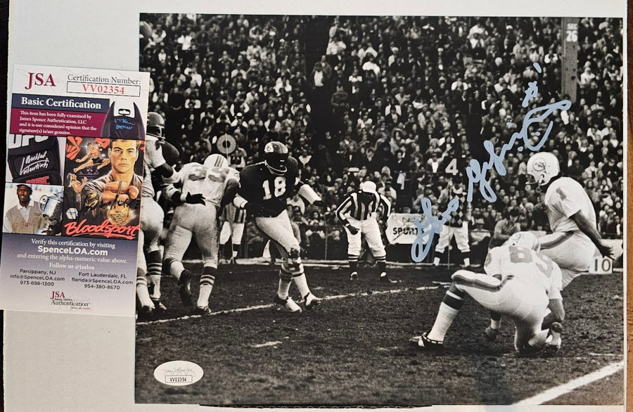 Garo Yepremian Signed Autographed 8x10  Photo picture JSA COA Miami Dolphins