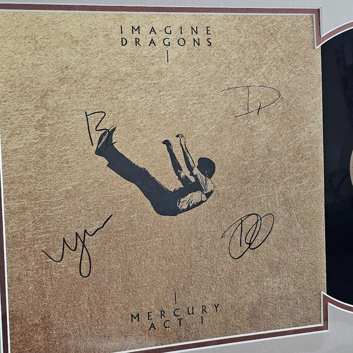 Imagine Dragons Band  Signed Autographed Mercury Act 1 LP Record Vinyl JSA COA