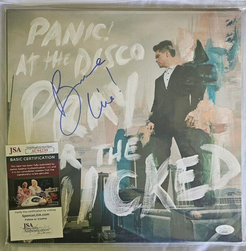 Brendon Urie Signed PRAY FOR THE WICKED Record LP Vinyl Panic at the Disco JSA