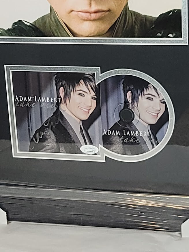 Adam Lambert autographed signed Take One CD JSA Certified Framed