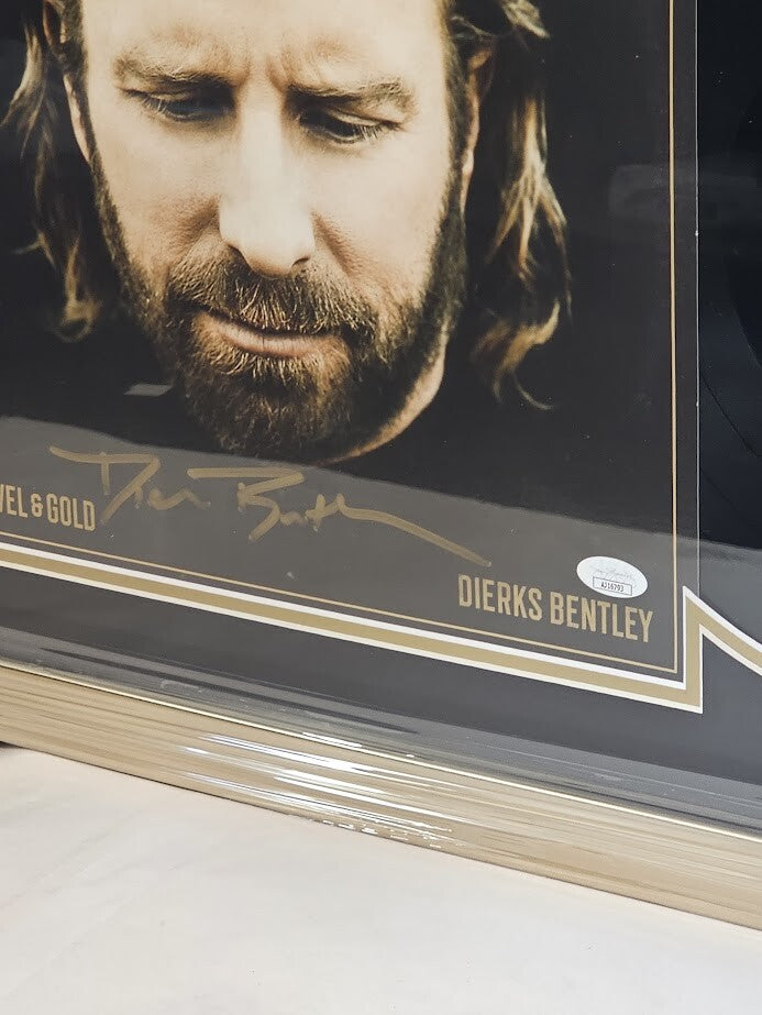 Dierks Bentley  Signed Gravel & Gold LP JSA Authenticated