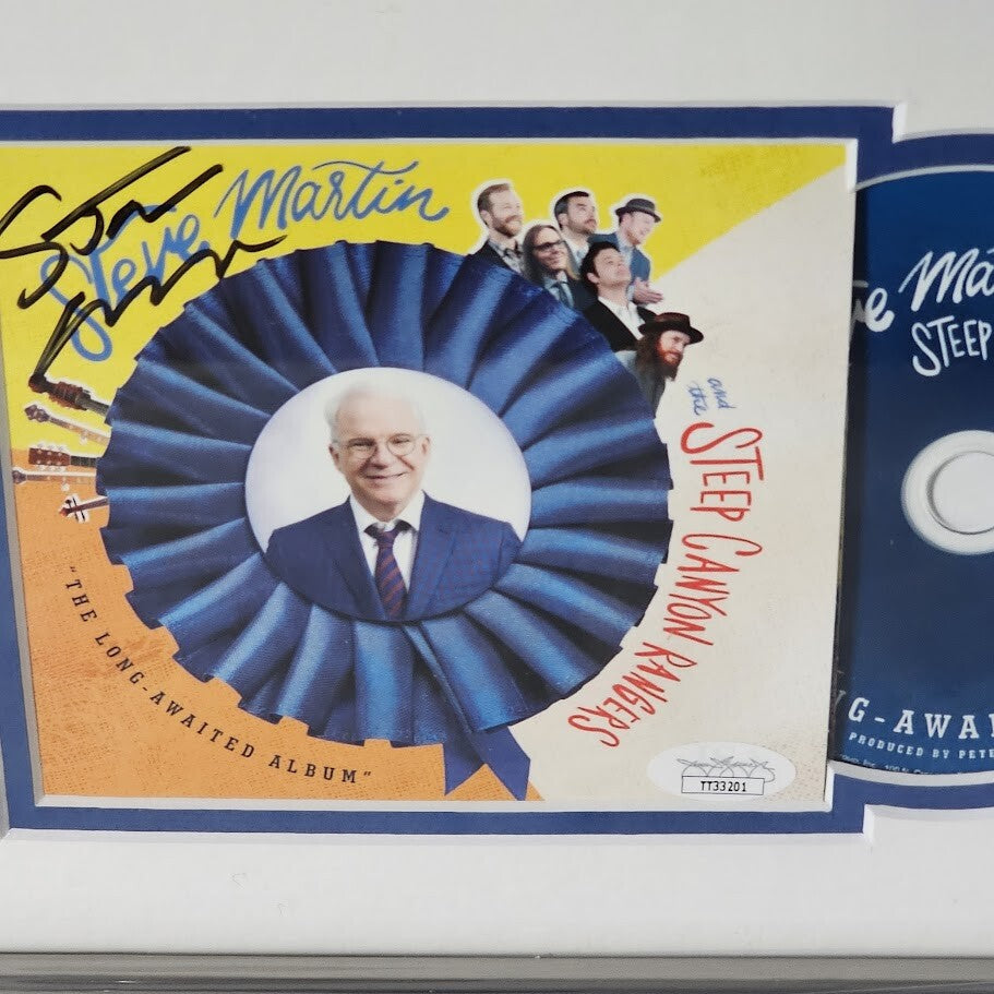 Steve Martin signed The Long Awaited  Album CD JSA COA Steep Canyon Rangers