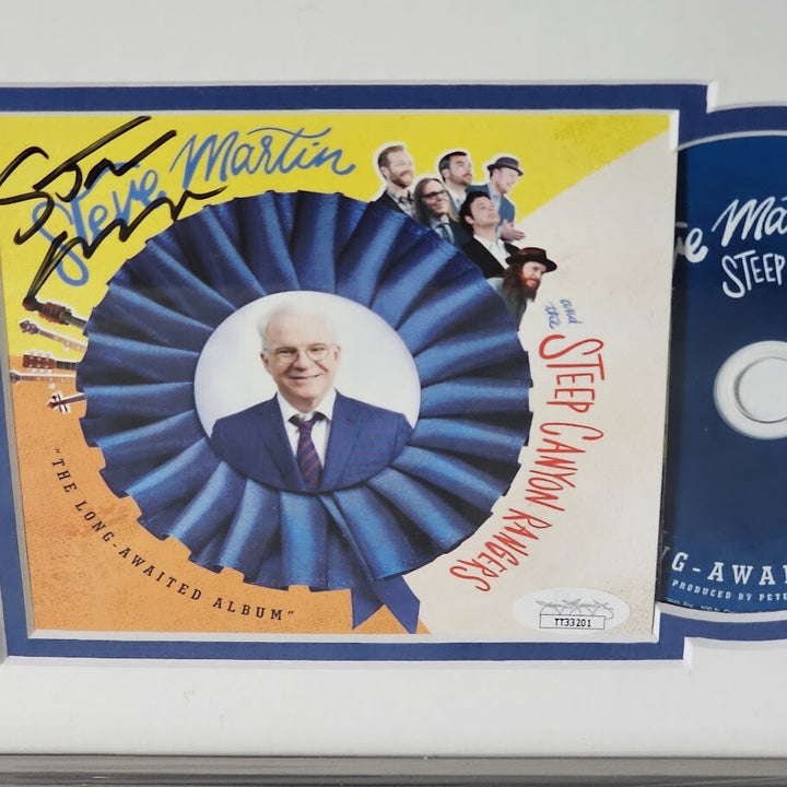 Steve Martin signed The Long Awaited  Album CD JSA COA Steep Canyon Rangers