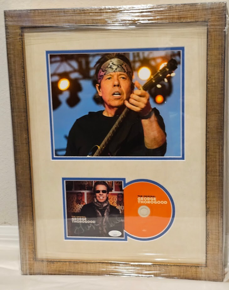 George Thorogood signed autographed The Original CD JSA COA Framed
