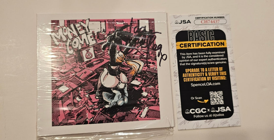 Iggy Azalea  Signed Autographed Money Come CD JSA COA