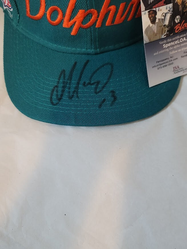 Vintage Dan Marino Signed Miami Dolphins Autographed Baseball Hat JSA COA