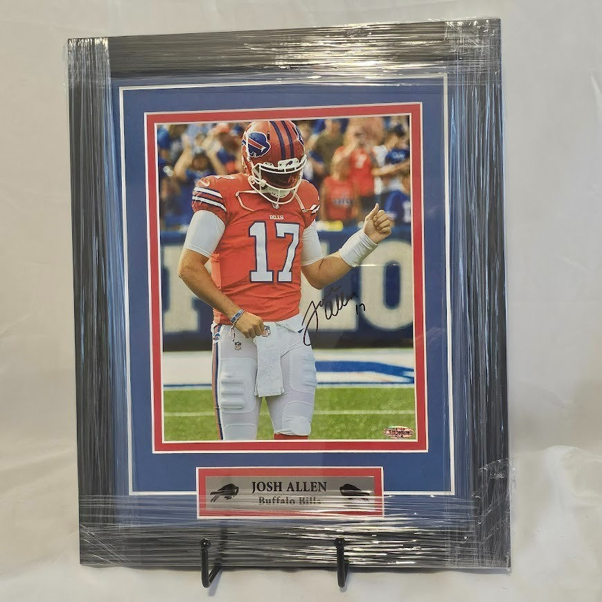 Josh Allen signed autographed 8x10 Picture COA Buffalo Bills MVP Go Bills!