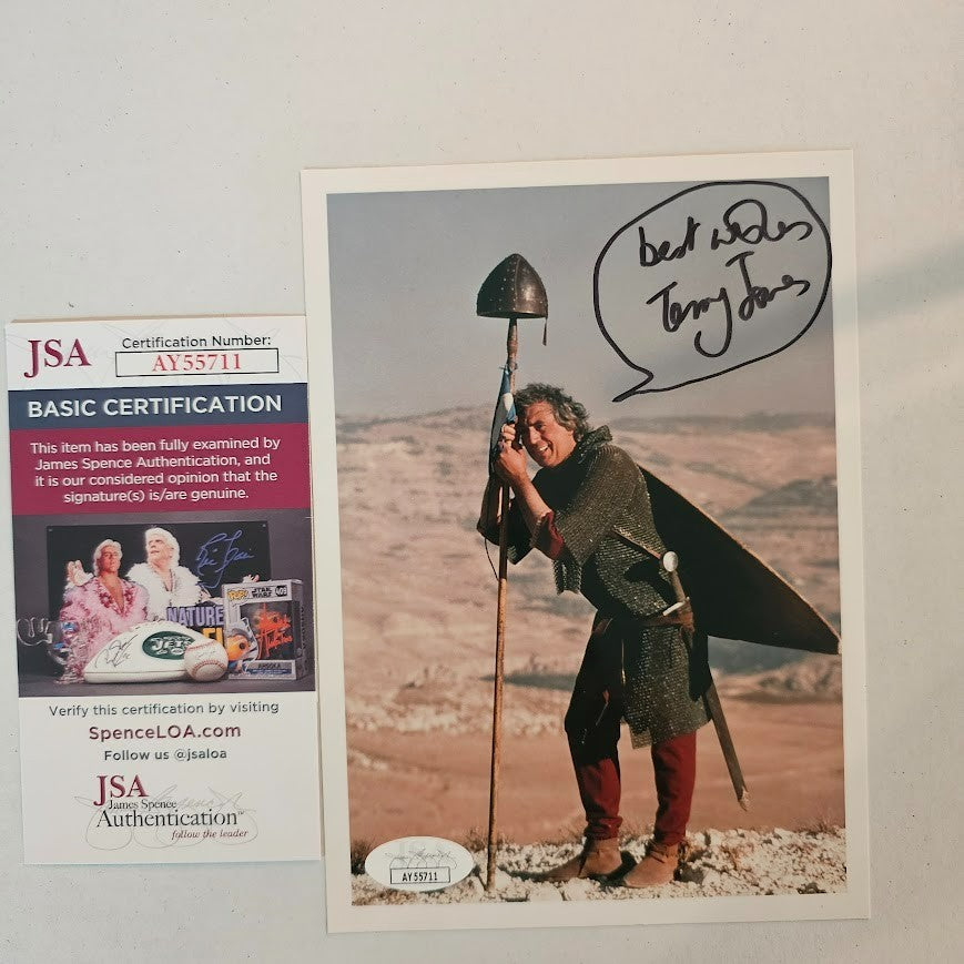 Terry Jones Signed Autograph 5 1/2x7 Photo Picture  Monty Python JSA COA