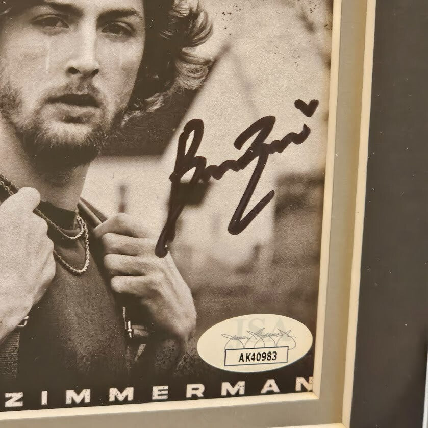 Baily Zimmerman Signed Religiously CD Autographed JSA COA Framed