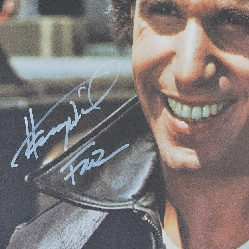 Henry Winkler signed LP Happy Days Fonzie's Favorites Autographed  JSA RARE