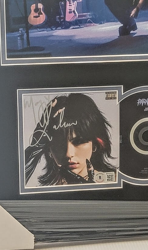 Maggie Lindemann Autographed Signed   CD Beckett  Certified Custom Framed