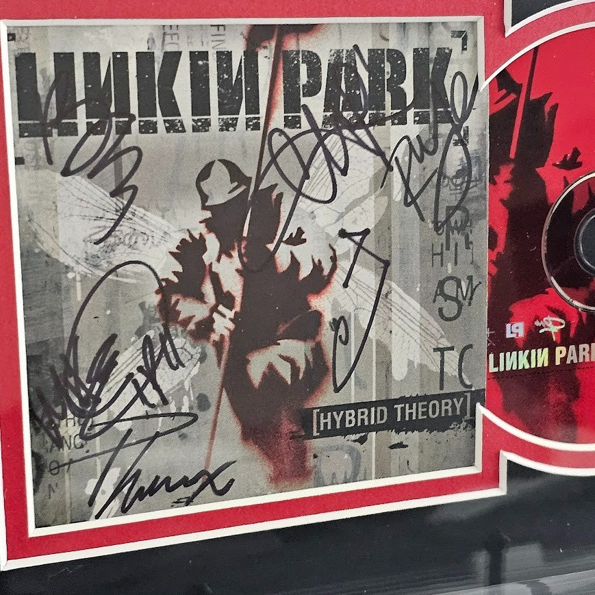Linkin Park band Signed autographed Hybrid Theory CD  Bennington, Shinoda COA