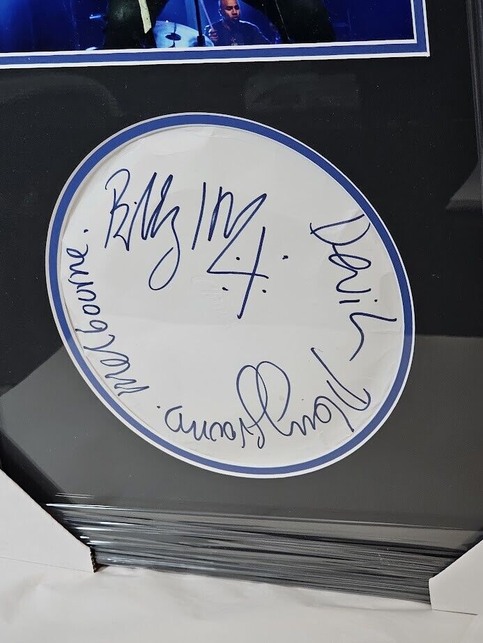 Billy Idol  Signed Autographed plate   JSA framed One of a kind  item