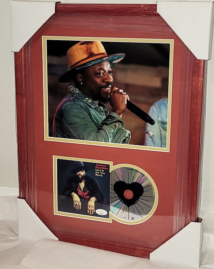 Anthony Hamilton autographed signed Love is the New Black CD JSA COAFramed