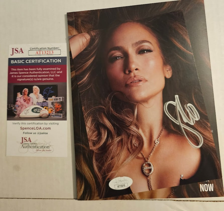 Jennifer Lopez  Signed Autographed Picture photo This is Me Now CD JSA COA