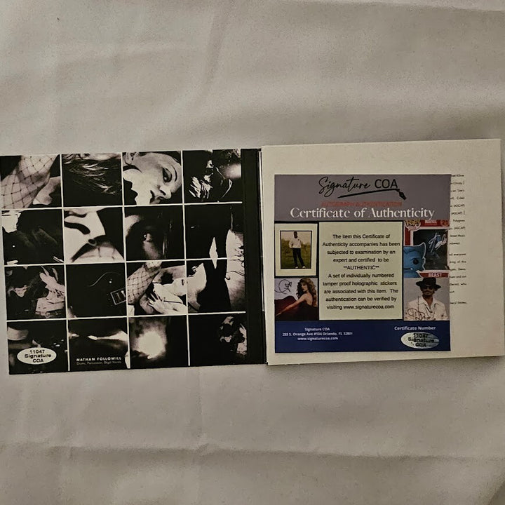 Kings of Leon band Signed Autographed Youth and Young Manhood CD COA