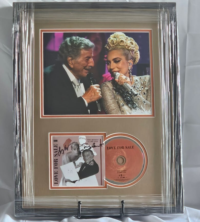 Lady Gaga & Tony Bennett Signed  Love For Sale Autographed Authenticated