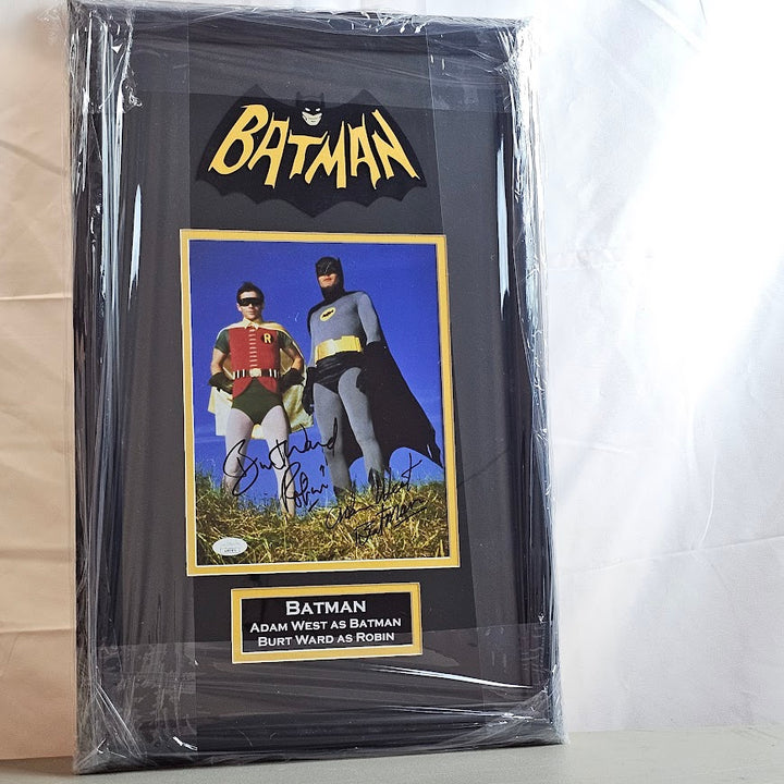 Adam West Burt Ward Signed Autographed Picture JSA COA 11x17 Batman